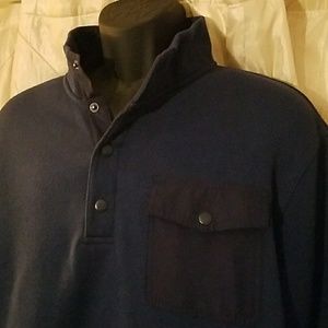 Chaps navy fleece, size XL